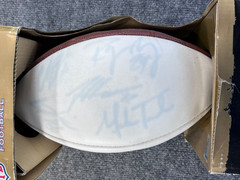 Wilson NFL Official Size Autographed Football Fan In Box “The Duke” 11-13 LBS