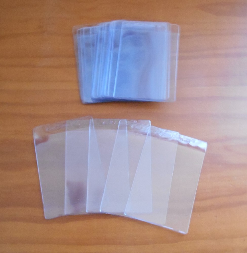 Lot of 25 Card Saver II 3 X 4 1/2″ Plastic Semi-Rigid Holders For Trading Cards