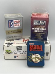 Sports Card Lot Of Complete Factory Sets Classic Pro Set World League Golf MLB