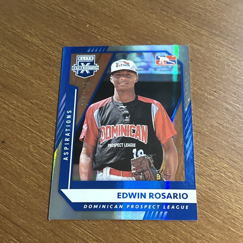 Edwin Rosario – 2021 Panini Elite Extra Edition #172 – ASPIRATIONS /249