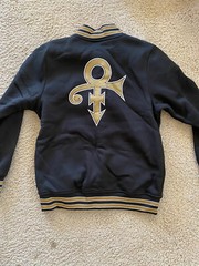 Minnesota Twins Prince Theme Night 2021 Bomber Sweater Jacket- Small Sga