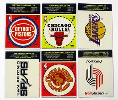 1979-80 Fleer Basketball Logo Sticker Set (22) 1 for Each Team