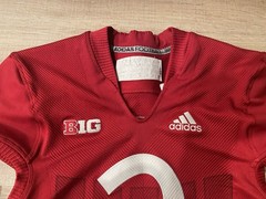 2018 Nebraska Cornhuskers 1923 Alt Throwback Jersey #2 Team ISSUED vs Illinois