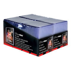 2 pks of 200 (400) Ultra PRO 3″ x 4″ Std Clear Toploaders & Soft Card Sleeves