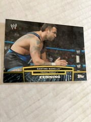 Santino Marella 2013 topps triple threat 1 insert wwe wrestling card see scans