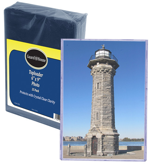 (10) Guardhouse 6×9 Toploaders 6″ x 9″ Topload Rigid Card Holders Photo Postcard