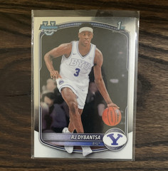 Topps 2025-26 Bowman AJ Dybantsa BYU Cougars Chrome Prospects #BCP-1 1st