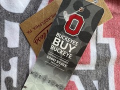 Mitchell & Ness Ohio state Buckeyes AOP T Shirt Men Medium All Over Print NWT