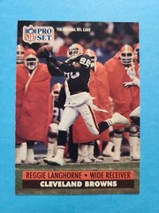 REGGIE LANGHORNE 1991 PRO SET FOOTBALL CARD # 473 E9600