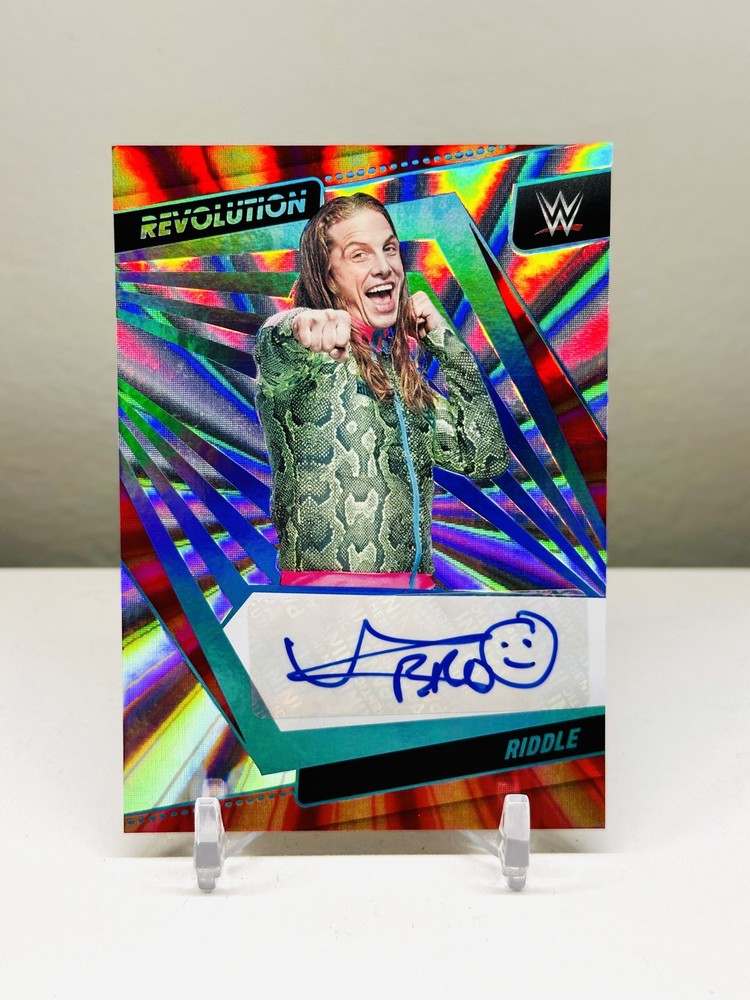 Matt Riddle /99 Auto 2022 Panini Revolution WWE – Autographs #AG-RDL Sunburst