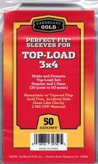Perfect Fit Cover Sleeves for Toploaders 20pt-60pt Size – 50ct Pack