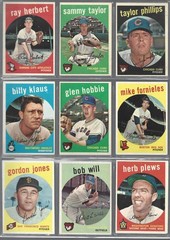 1959 Topps Baseball Common Players- Fill your set -Ex To Exmt – No Creases