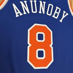 Large 48 | Nike New York Knicks OG Anunoby 8 Swingman Jersey w/ NBA Finals Patch