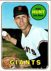 1969 Topps RON HUNT #664 EX