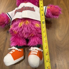 BAB Cleveland Indians Plush Doll Slider Mascot Chief Wahoo Logo Genuine MLB EUC