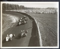 1930s Race Action Turn 4 Indianapolis Indy 500 IMS IndyCar 8×10 Photograph