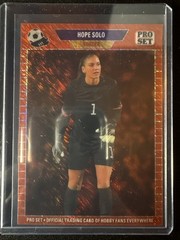 Hope Solo 1/1 One of One 2024 Leaf Collective Proof ’89 Pro Set Shimmer Orange