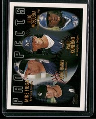 1996 Topps Mike Figga / Raul Ibanez / Paul Konerko / Julio Mosquera RC #432