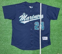 Vintage True Fan Sportswear Ken Griffey Jr #24 1998 Baseball Jersey sz Large L
