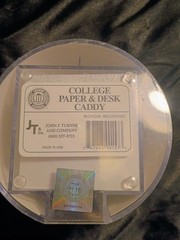 Vintage Michigan Wolverines College Paper & Desk Caddy Sealed John F Turner