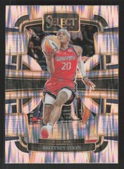 2024 Panini Select WNBA #3 Brittney Sykes Prizms Silver Flash