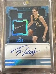 2017-18 Panini Dominion Nike Check TJ Leaf Rookie Signature Auto #1/1 USA
