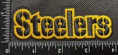 PITTSBURGH STEELERS NFL FOOTBALL IRON ON EMBROIDERED PATCH SEE PHOTOS