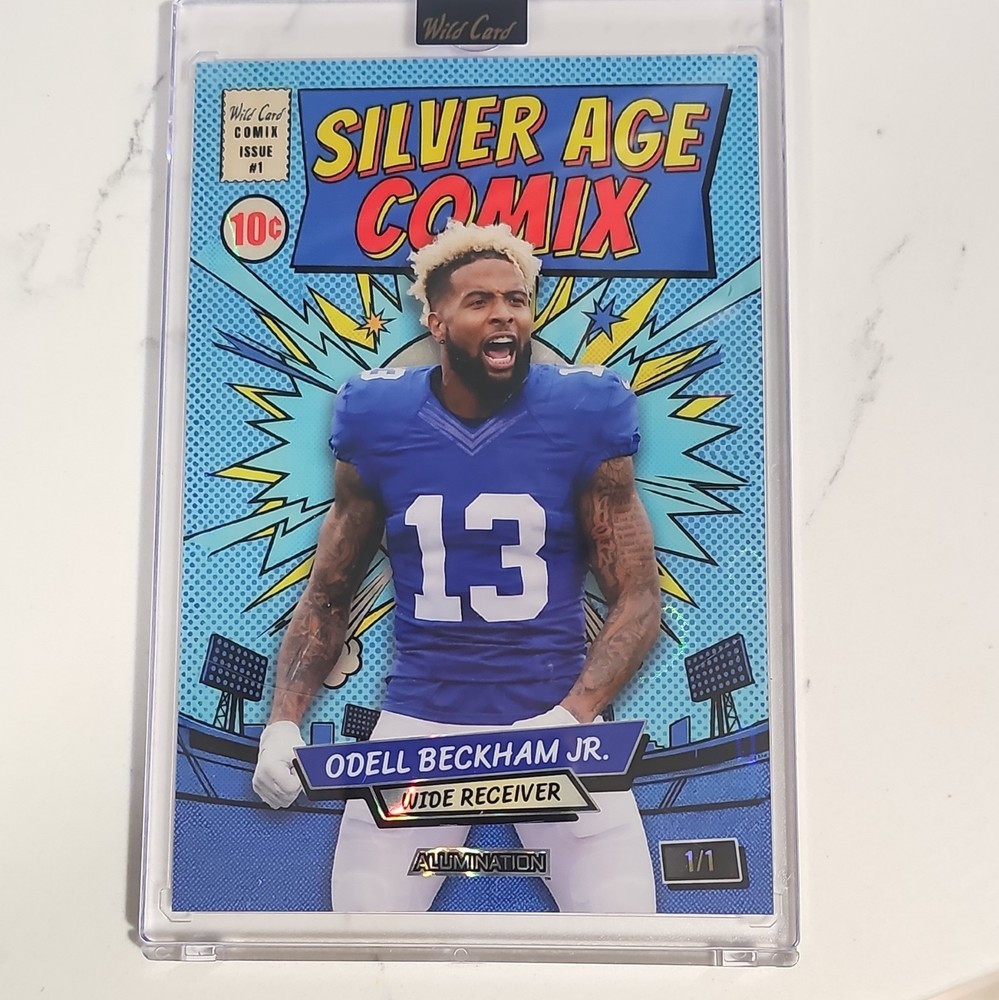Wild Card Silver Age Comix Odell Beckham Jr Football 2026 1/1 JSACBL1-OB