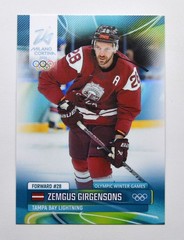 2026 GudCards Olympics Team Latvia #19 Zemgus Girgensons