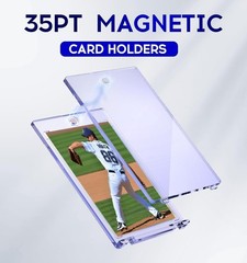 100ct Magnetic Card Holder, 35pt One Touch Card Holder, U-V Protectors Hard P…