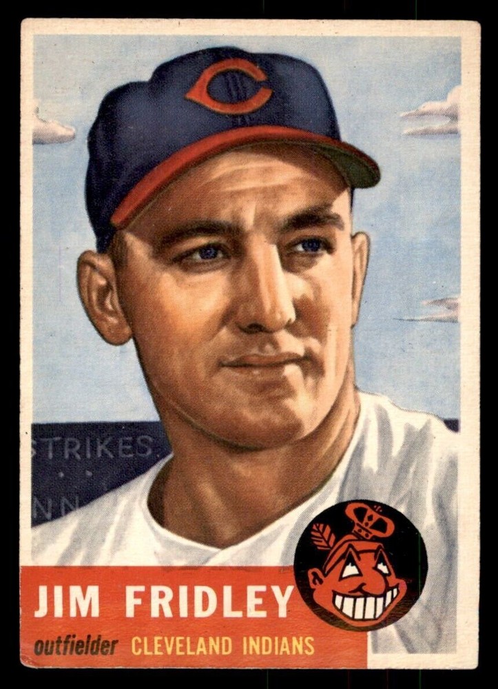 1953 Topps Baseball #187 Jim Fridley VG/EX