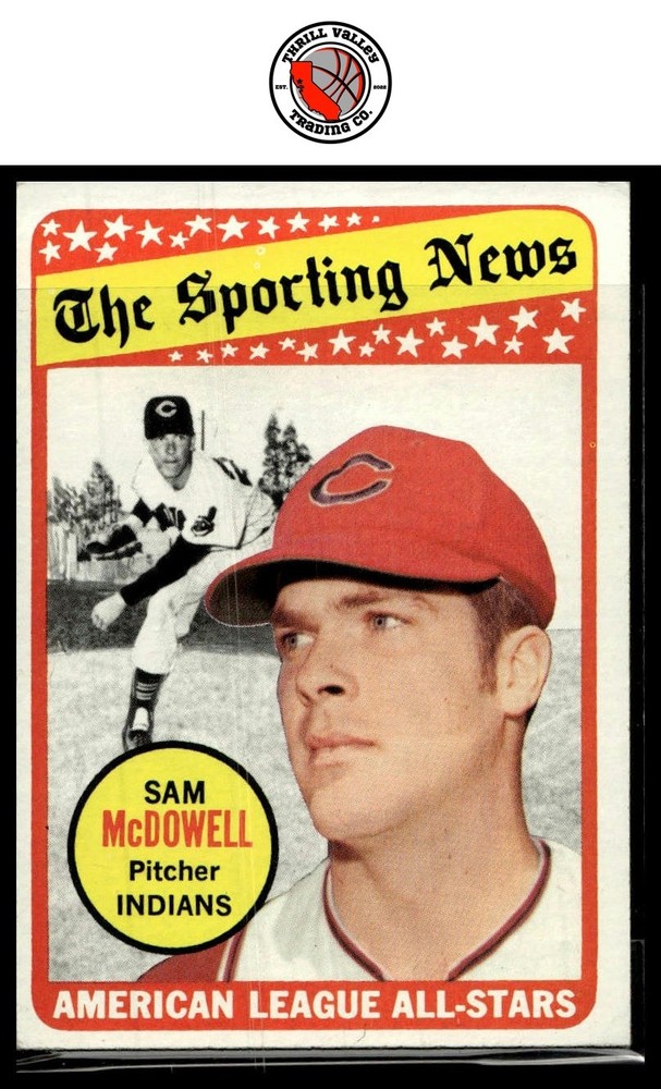 1969 Topps #435 Sam McDowell GET EVERY 4TH FREE