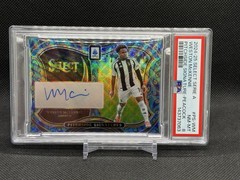 Weston McKennie 2024-25 Select Serie A Pitchside Auto Peacock SP PSA 8 Pop 1 USA