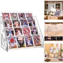 Compact 4-Tier Card Display Stand – Elegant Organizer for Collectors & Retailers