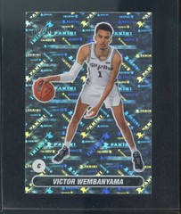 23-24 PANINI ROOKIE STICKER VICTOR WEMBANYAMA RC #465 SPURS MINT SILVER HOLO SP