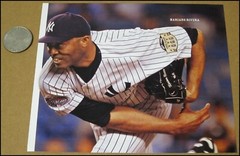 2009 Mariano Rivera Photo Clipping New York Yankees 5.75″x5″ Baseball HOF