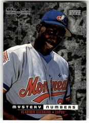 1999 Upper Deck Black Diamond Vladimir Guerrero Mystery Numbers #/2100 #M21