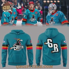 Personalize Grand Rapids Griffins Hat tricks and Hoops Night Hoodie, Long Sleeve