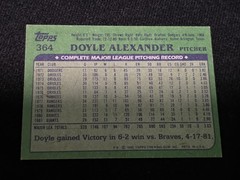 1982 Topps #364 Doyle Alexander signed Auto Autograph IP