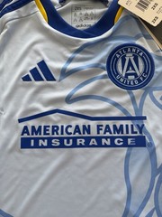 adidas Atlanta United FC MLS Women’s Jersey 2XS Light Blue/Yellow