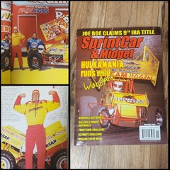 HULK HOGAN & BUBBA LOVE SPONGE SPRINT CAR MIDGET MAGAZINE November 2003 WWF WWE