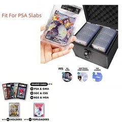 PSA Slabs Case, Toploader,, Ultra-Thin Magnetic Card Holder For 35pt Pokémon TCG