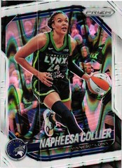 2025 Panini Prizm WNBA #8 Napheesa Collier White Seismic Prizms