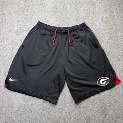 Georgia Bulldogs Nike Shorts Men L Black 9″ Training Performance b022