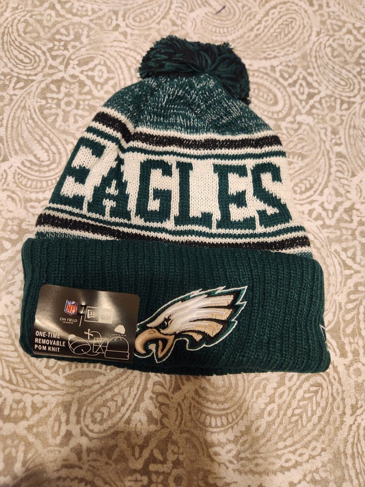Philadelphia Eagles Football New Era NFL Unisex Beanie Knit Hat With Pom