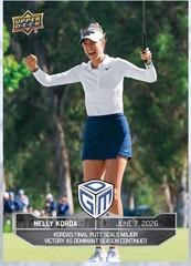 2026 UPPER DECK Epack Game Dated Moments – Nelly Korda – #13 Epack