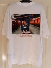 MLB LONDON SERIES 2023 MENS ST LOUIS CARDINALS CHAMPION WHITE T-SHIRT SIZE M