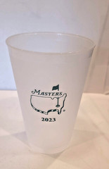 THE MASTERS AUGUSTA NATIONAL PLASTIC CUP FROM 2023 FROSTED CLEAR 16 OZ New