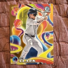 2025 Bowman Chrome – Melt Mashers Max Clark #MM-18 Gold Refractor /50 (RC)