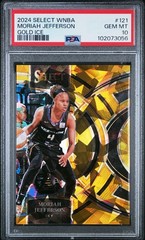 2024 PANINI SELECT WNBA GOLD ICE #121 MORIAH JEFFERSON 2/10 PSA 10